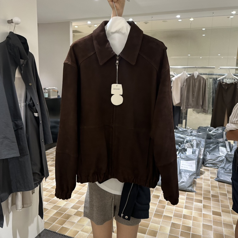MYNAMEIS/AIME HOPE MAKE韓國代購女士新品休閑夾克絨面革MYNAMEIS/AIME HOPE MAKE夾克圖色1