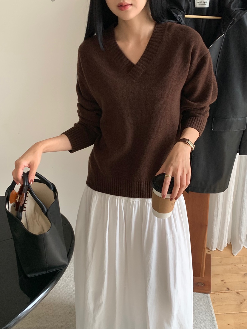 THE EYL韓國直郵女士新品休閑人氣推薦真品時尚熱賣針織衫THE EYL針織衫