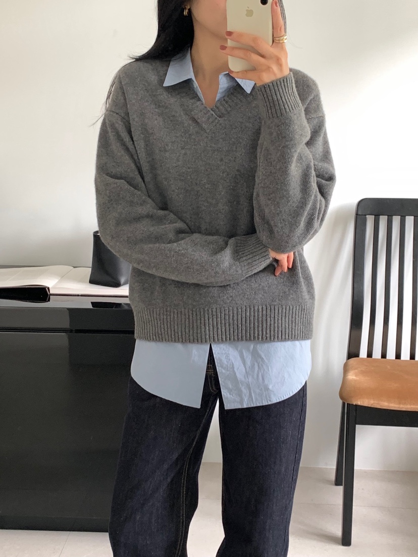 THE EYL韓國直郵女士新品休閑人氣推薦真品時尚熱賣針織衫THE EYL針織衫