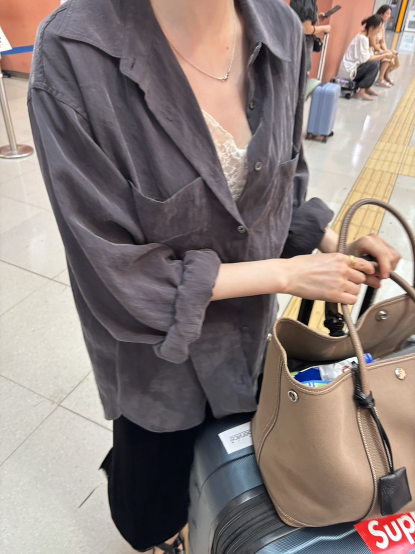 PERMISSION東大門實拍女士新款真品時尚休閑人氣襯衫蕾絲衫PERMISSION襯衫/蕾絲衫