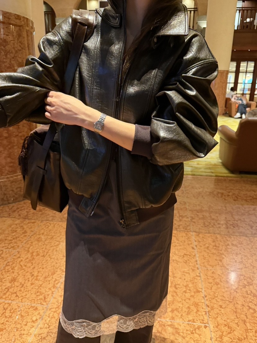 PERMISSION韓國直郵女裝新品推薦真品休閑熱賣時尚人氣皮衣PERMISSION皮衣