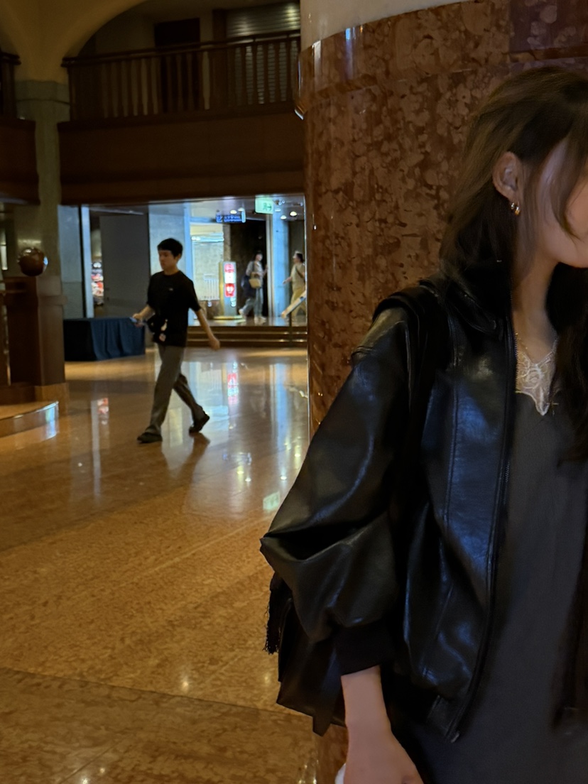 PERMISSION韓國直郵女裝新品推薦真品休閑熱賣時尚人氣皮衣PERMISSION皮衣