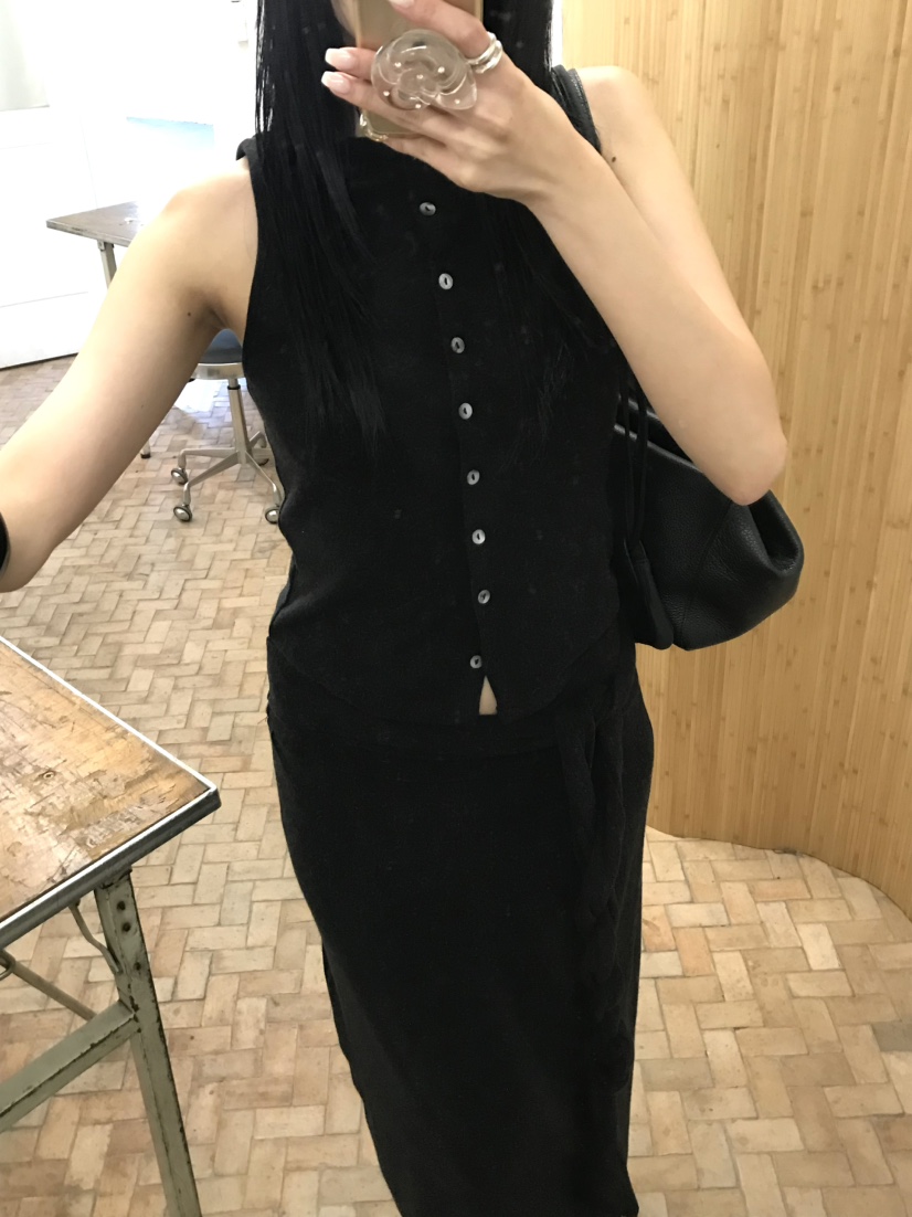 OVERK東大門實拍女裝新款熱賣推薦真品吊帶背心安哥拉兩面穿OVERK吊帶/背心