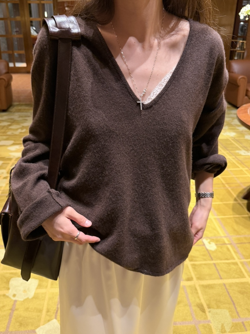 PERMISSION韓國代購女裝新品熱賣休閑時尚推薦真品針織衫V領PERMISSION針織衫圖色5