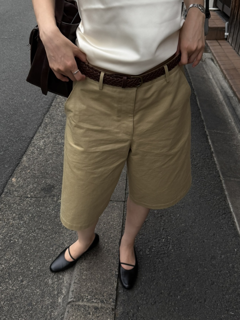 PERMISSION東大門代購女裝新款休閑熱賣推薦短褲不含腰帶PERMISSION短褲