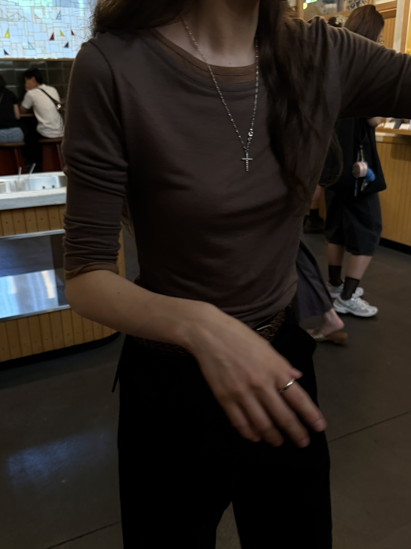 PERMISSION東大門實拍女裝新品推薦熱賣真品休閑人氣時尚T恤PERMISSIONT恤