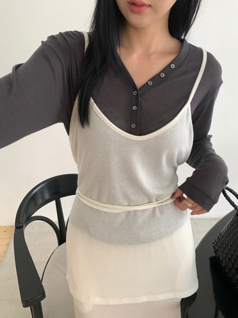 THE EYL韓國代購女士新品熱賣休閑時尚真品人氣推薦長袖T恤THE EYL長袖T恤