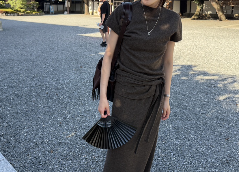 PERMISSION韓國代購女士新款時尚休閑推薦熱賣人氣真品長裙PERMISSION長裙