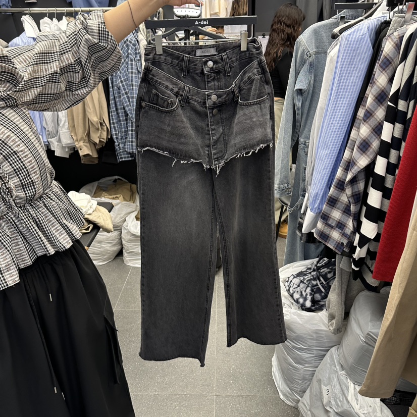 A-DEL東大門直郵女裝新品休閑熱賣時尚真品人氣推薦牛仔褲A-DEL牛仔褲圖色1