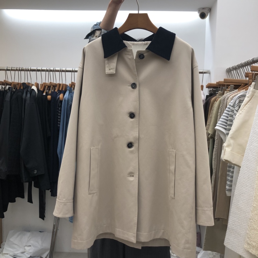 DRESS ROOM東大門代購女裝新款真品熱賣休閑推薦夾克燈芯絨DRESS ROOM夾克圖色1