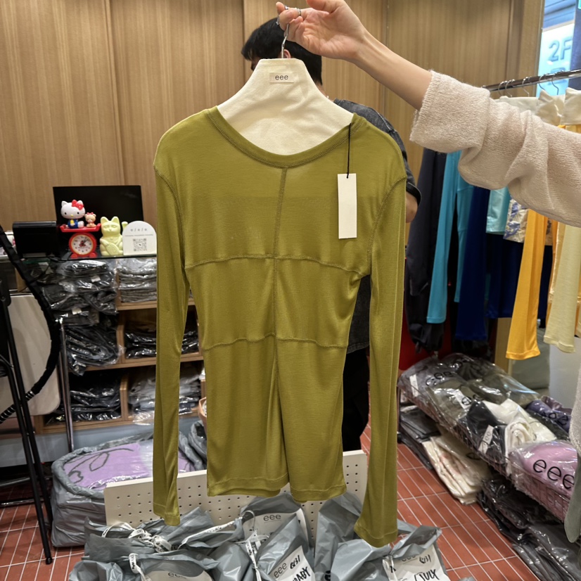 EEE東大門直郵女裝新品人氣真品休閑時尚熱賣推薦長袖T恤EEE長袖T恤圖色3