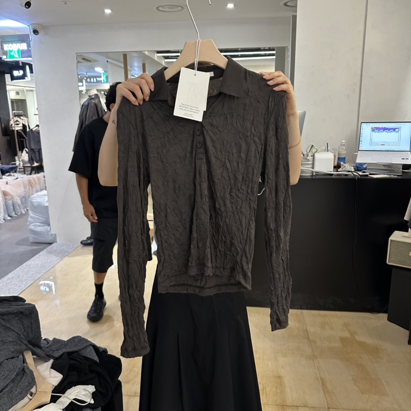 KOIVUE韓國代購女裝新款熱賣時尚休閑人氣真品推薦長袖T恤KOIVUE長袖T恤圖色2