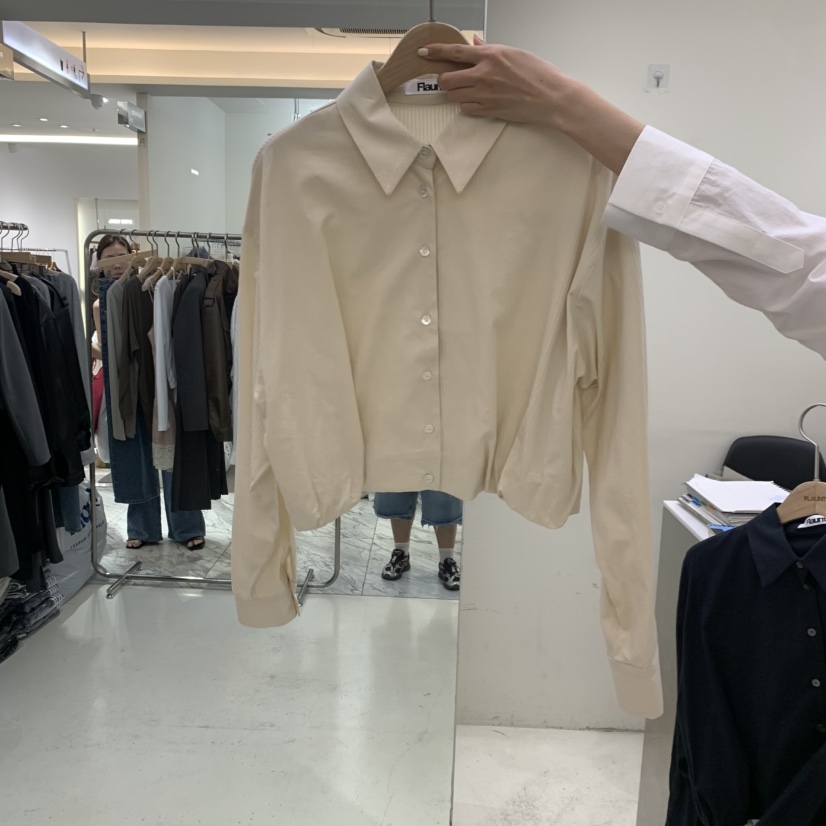 FLAUNT東大門實拍女裝新品真品休閑時尚人氣熱賣襯衫蕾絲衫FLAUNT襯衫/蕾絲衫圖色2