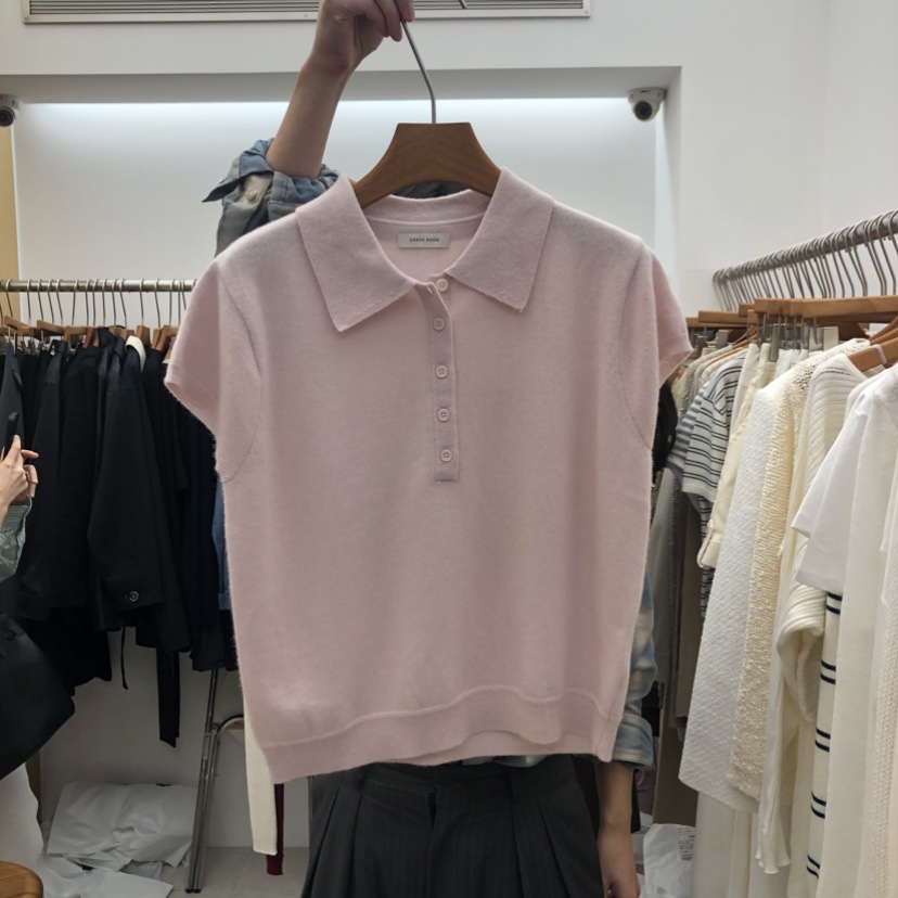 DRESS ROOM東大門代購女士新款推薦時尚休閑人氣真品T恤DRESS ROOMT恤圖色1