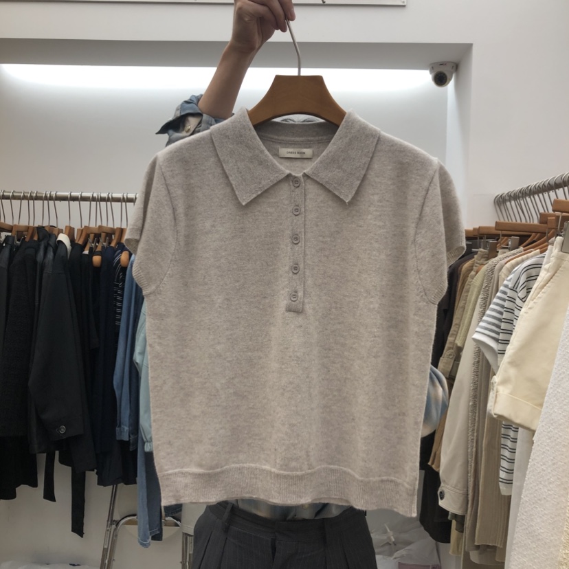 DRESS ROOM東大門代購女士新款推薦時尚休閑人氣真品T恤DRESS ROOMT恤圖色4