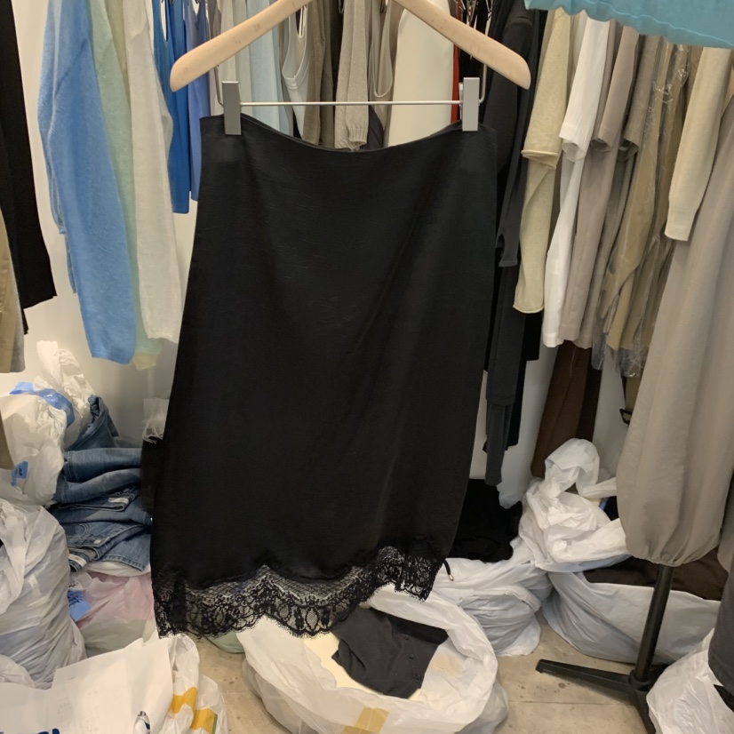 ORRD韓國直郵女士新款真品推薦休閑半身裙中短裙花朵蕾絲ORRD半身裙/中短裙圖色2
