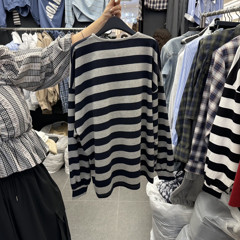 A-DEL東大門代購女士新品推薦真品熱賣休閑人氣時尚長袖T恤A-DEL長袖T恤