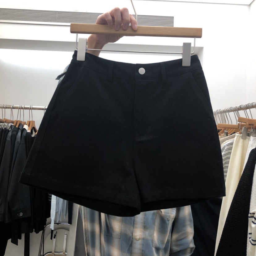DRESS ROOM東大門實拍女士新款人氣休閑真品熱賣推薦短褲DRESS ROOM短褲圖色2黑
