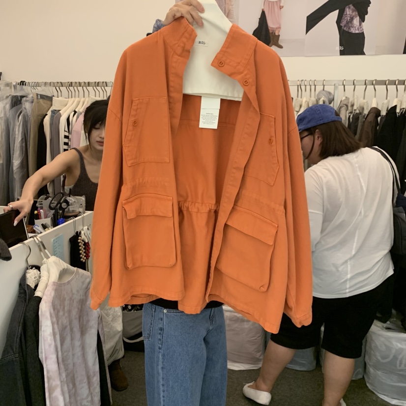 MAG東大門代購女士新品時尚推薦真品熱賣休閑人氣夾克染色SALONDEMAG夾克圖色1
