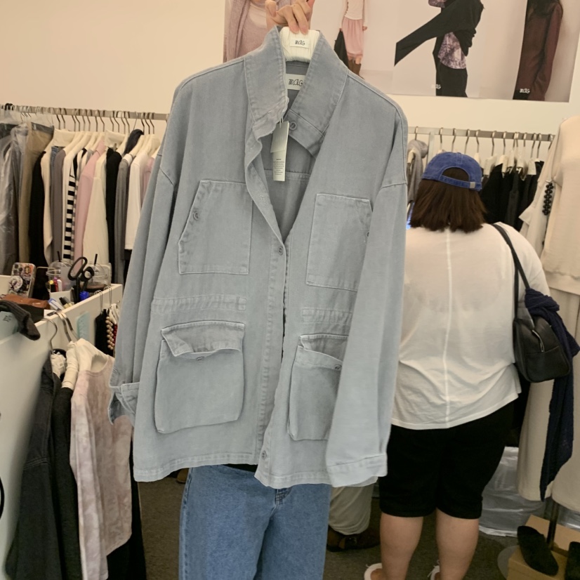 MAG東大門代購女士新品時尚推薦真品熱賣休閑人氣夾克染色SALONDEMAG夾克圖色2