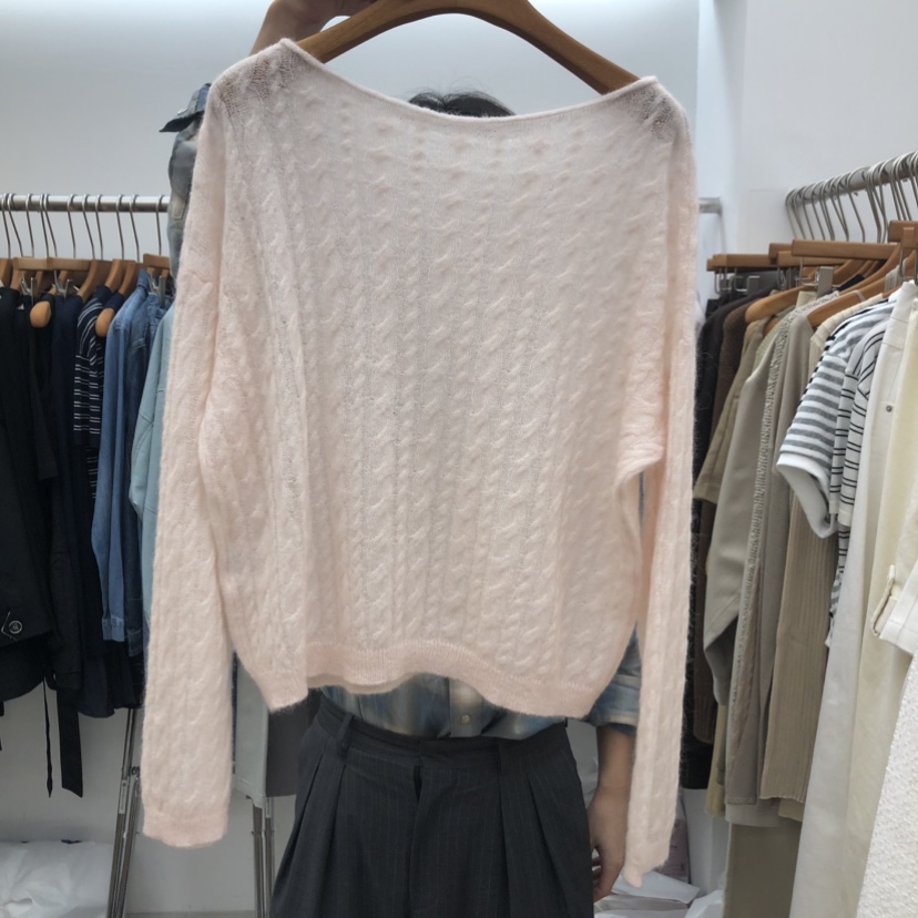 DRESS ROOM韓國代購女士新品時尚熱賣真品推薦休閑針織衫DRESS ROOM針織衫