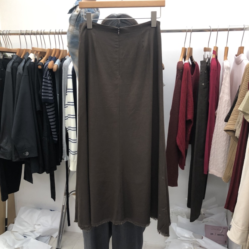 DRESS ROOM韓國直郵女裝新品休閑人氣時尚推薦真品長裙棉DRESS ROOM長裙