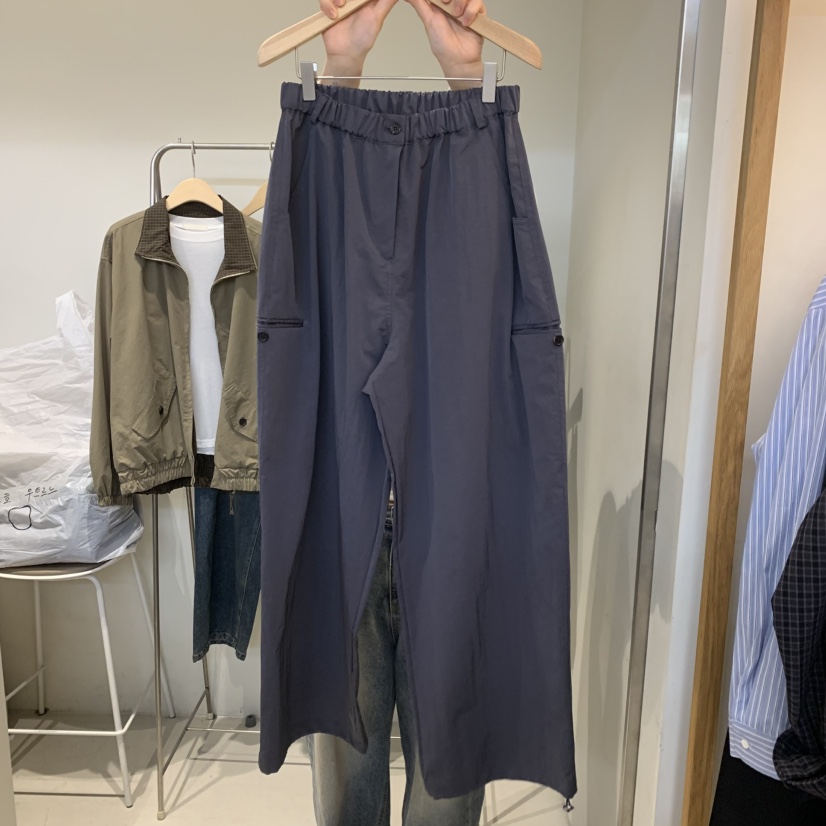 OUTRENE韓國直郵女士新品推薦休閑人氣熱賣真品休閑褲尼龍OUTRENE休閑褲圖色2墨
