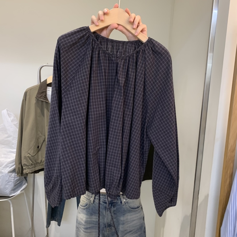 OUTRENE東大門代購女士新品真品熱賣休閑人氣推薦襯衫蕾絲衫OUTRENE襯衫/蕾絲衫圖色2深藍色