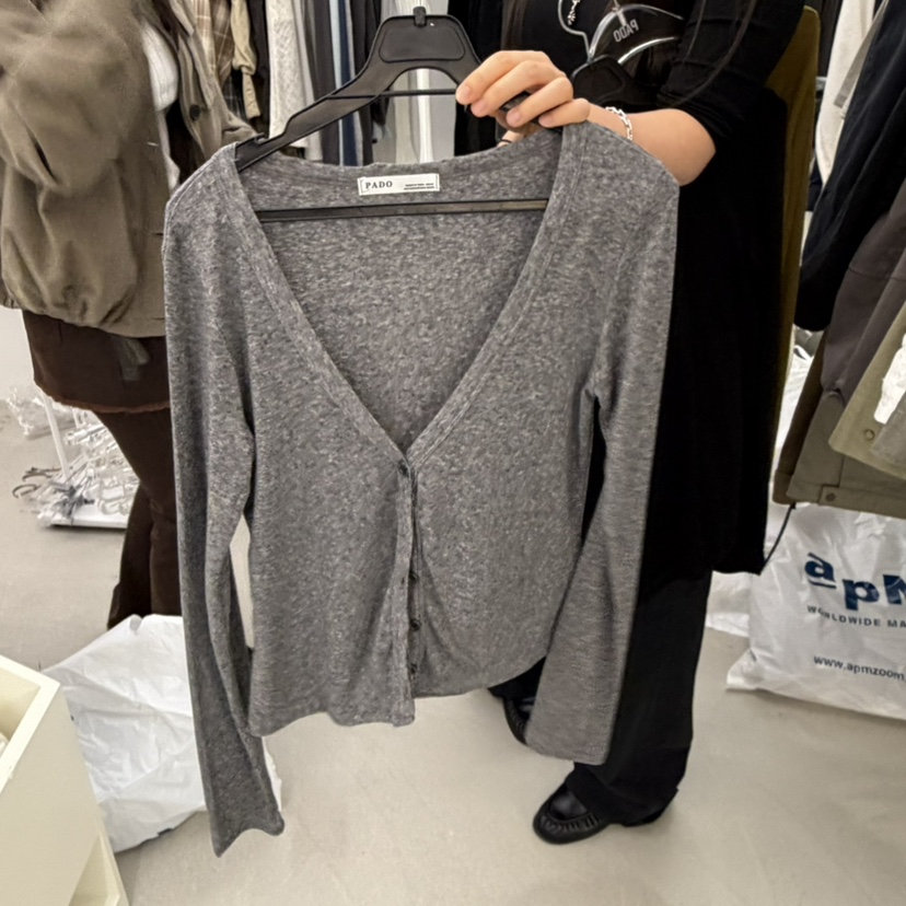 PADO東大門代購女裝新款推薦真品時尚人氣休閑熱賣開衫開襟PADO開衫圖色3