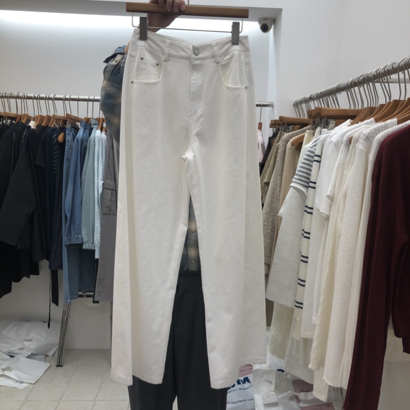 DRESS ROOM韓國代購女士新品真品時尚推薦人氣休閑褲棉質DRESS ROOM休閑褲圖色3