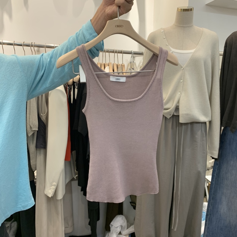 ORRD東大門代購女士新款熱賣真品人氣休閑時尚吊帶背心無袖ORRD吊帶/背心圖色1