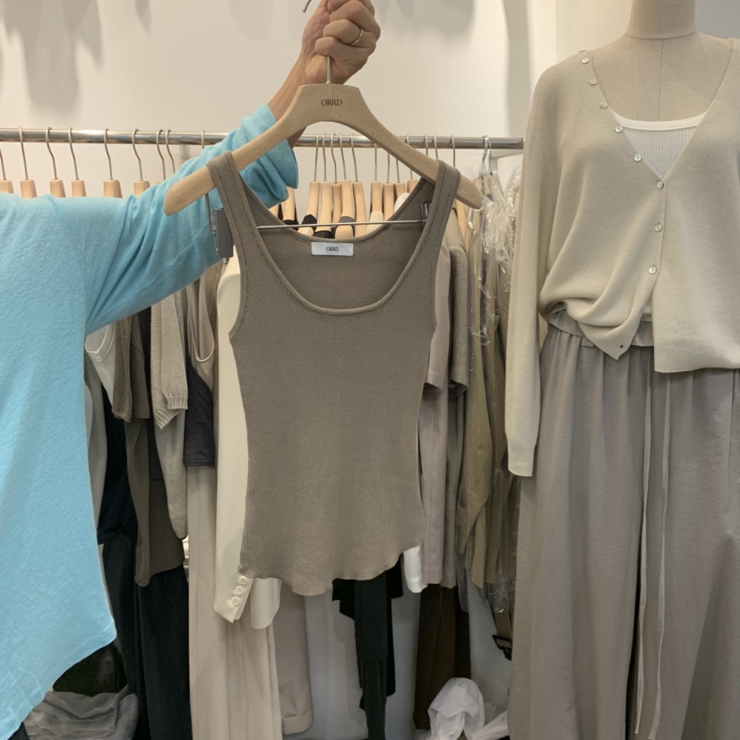 ORRD東大門代購女士新款熱賣真品人氣休閑時尚吊帶背心無袖ORRD吊帶/背心圖色2