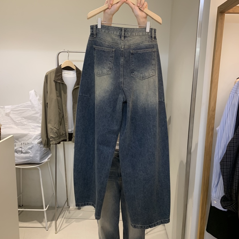 OUTRENE韓國代購女裝新品推薦熱賣人氣時尚真品休閑牛仔褲OUTRENE牛仔褲