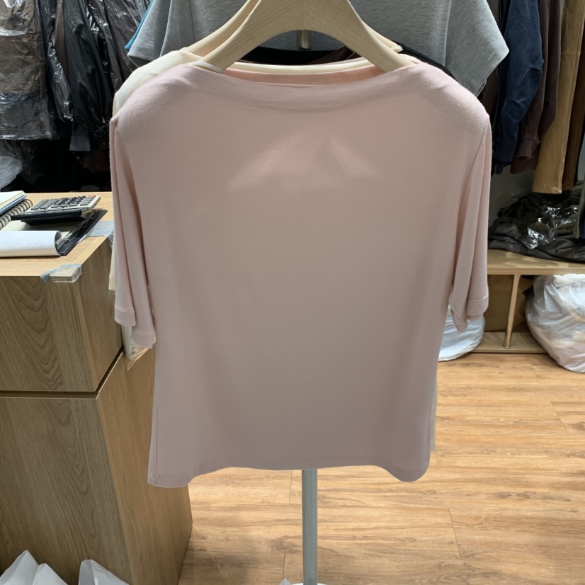 MADEMOISELL東大門代購女士新品真品人氣熱賣時尚T恤船領MADEMOISELLT恤圖色2