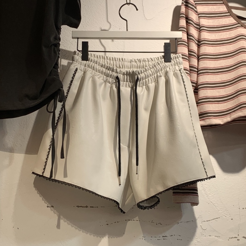 OZ韓國代購女裝新品休閑時尚真品熱賣推薦人氣短褲蕾絲OZ.ounce短褲圖色2