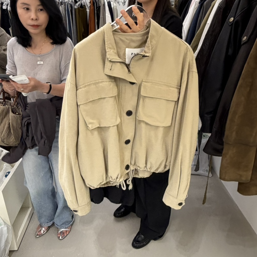 PADO東大門實拍女士新款休閑推薦真品熱賣人氣時尚夾克水洗PADO夾克圖色1