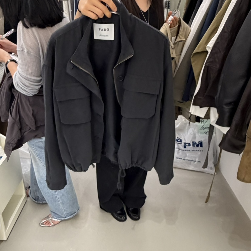 PADO東大門實拍女士新款休閑推薦真品熱賣人氣時尚夾克水洗PADO夾克圖色3