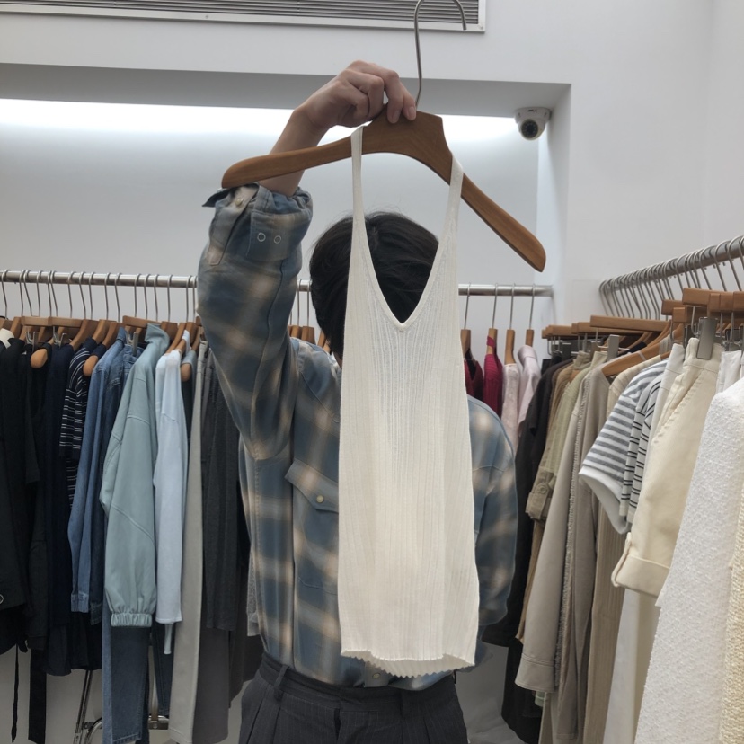 DRESS ROOM東大門實拍女裝新品推薦休閑真品套裝露背開衫DRESS ROOM套裝