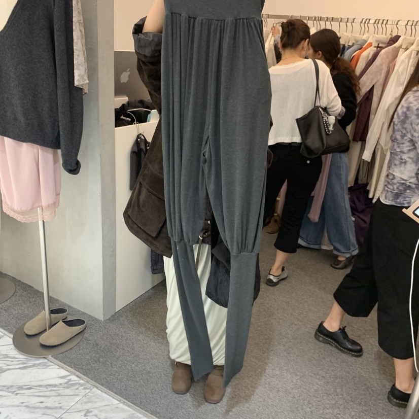 MAG東大門實拍女士新品推薦時尚休閑真品熱賣人氣休閑褲褶皺SALONDEMAG休閑褲
