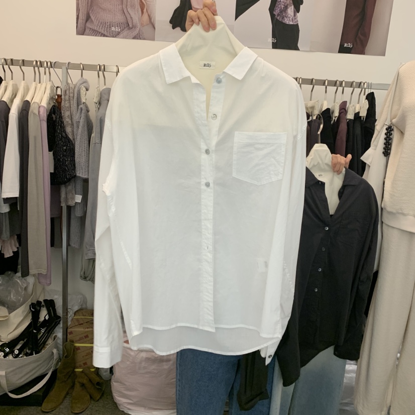 MAG東大門代購女裝新品熱賣休閑時尚推薦人氣真品襯衫蕾絲衫SALONDEMAG襯衫/蕾絲衫圖色3白