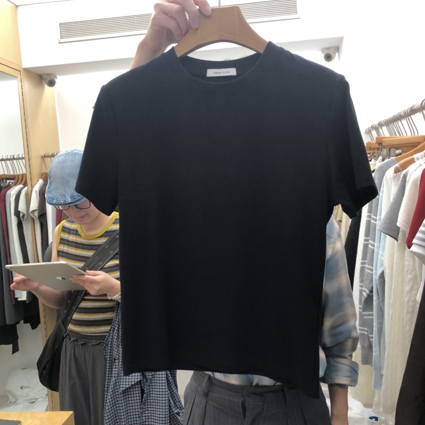 DRESS ROOM韓國代購女士新款熱賣休閑人氣真品時尚推薦T恤DRESS ROOMT恤圖色4