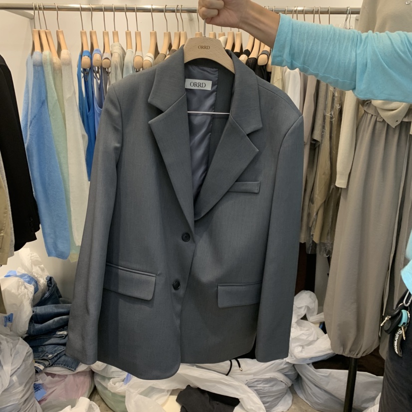 ORRD韓國直郵女士新款熱賣推薦人氣休閑時尚真品西裝西服ORRD西裝/西服圖色1墨