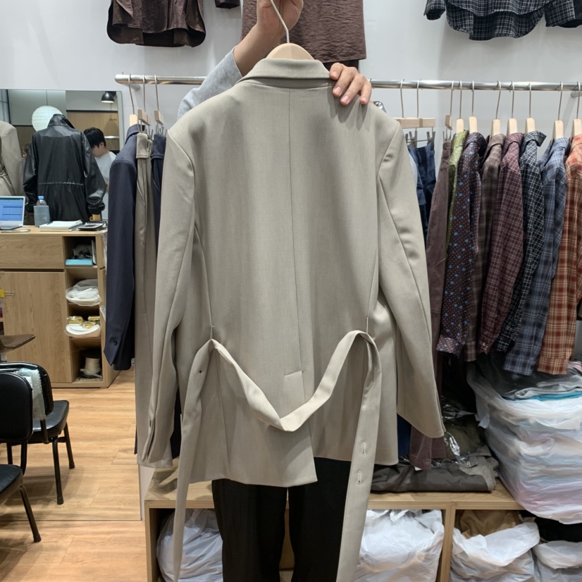 MADEMOISELL東大門直郵女士新款推薦休閑人氣西裝西服系帶MADEMOISELL西裝/西服