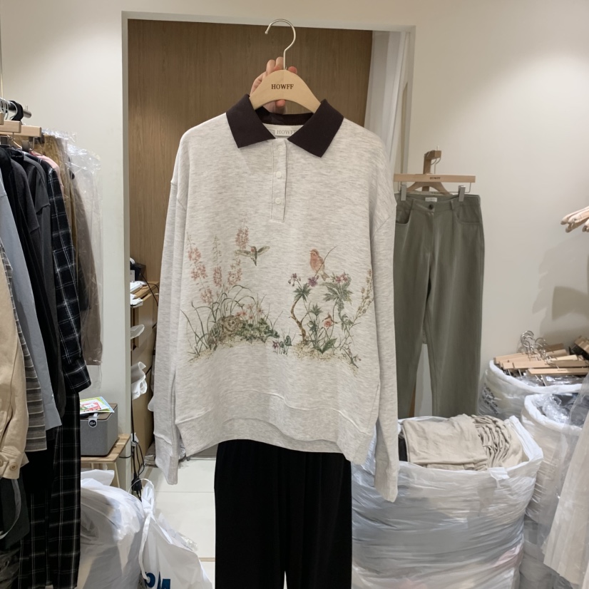 HOWFF東大門實拍女士新品熱賣真品推薦時尚人氣休閑衛衣HOWFF衛衣圖色2