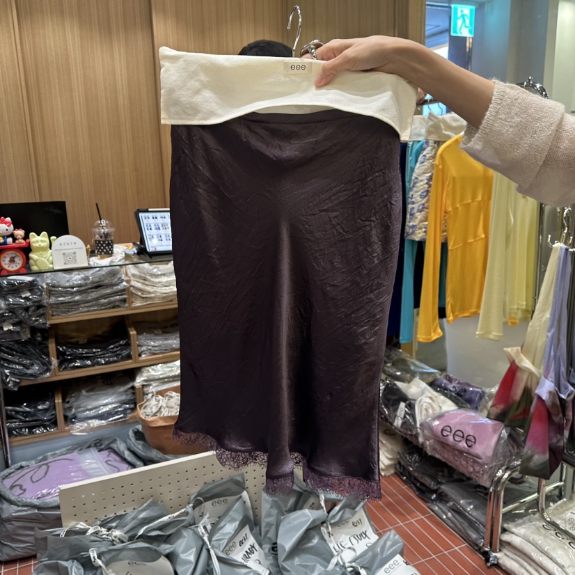 EEE東大門代購女士新款時尚推薦休閑熱賣真品半身裙中短裙EEE半身裙/中短裙圖色3