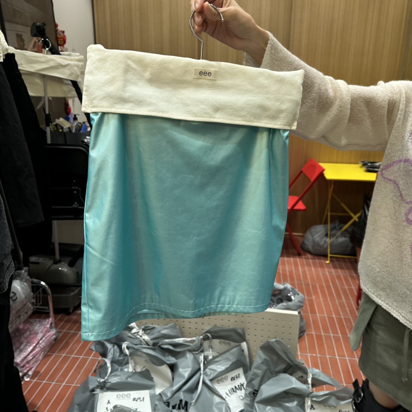 EEE東大門實拍女裝新品推薦真品人氣休閑熱賣時尚短裙珍珠EEE短裙圖色2