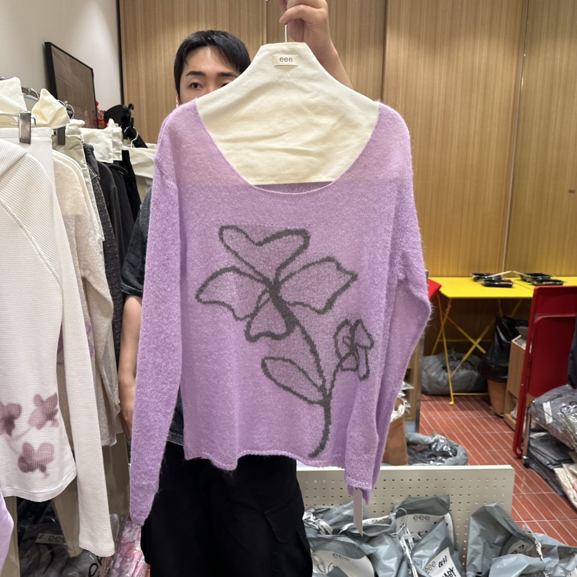 EEE韓國代購女士新品休閑推薦熱賣時尚真品人氣針織衫EEE針織衫圖色2