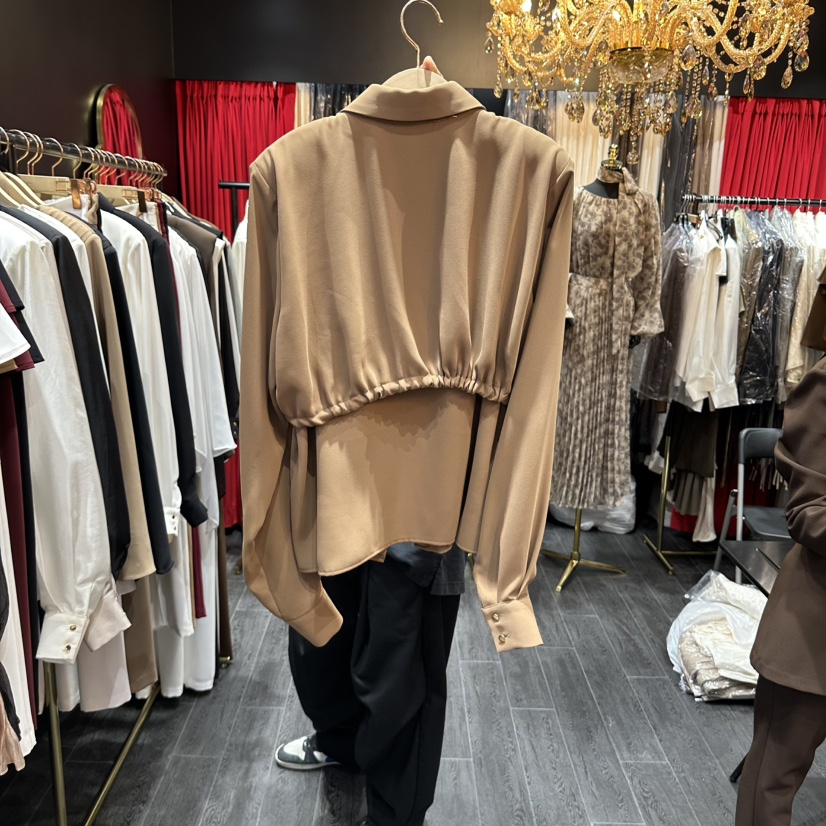 HERISH-HAUTE韓國代購女士新品人氣熱賣真品休閑襯衫蕾絲衫HERISH-HAUTE襯衫/蕾絲衫