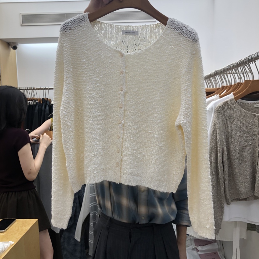 DRESS ROOM韓國代購女士新款人氣時尚推薦熱賣休閑開衫開衫DRESS ROOM開衫圖色3
