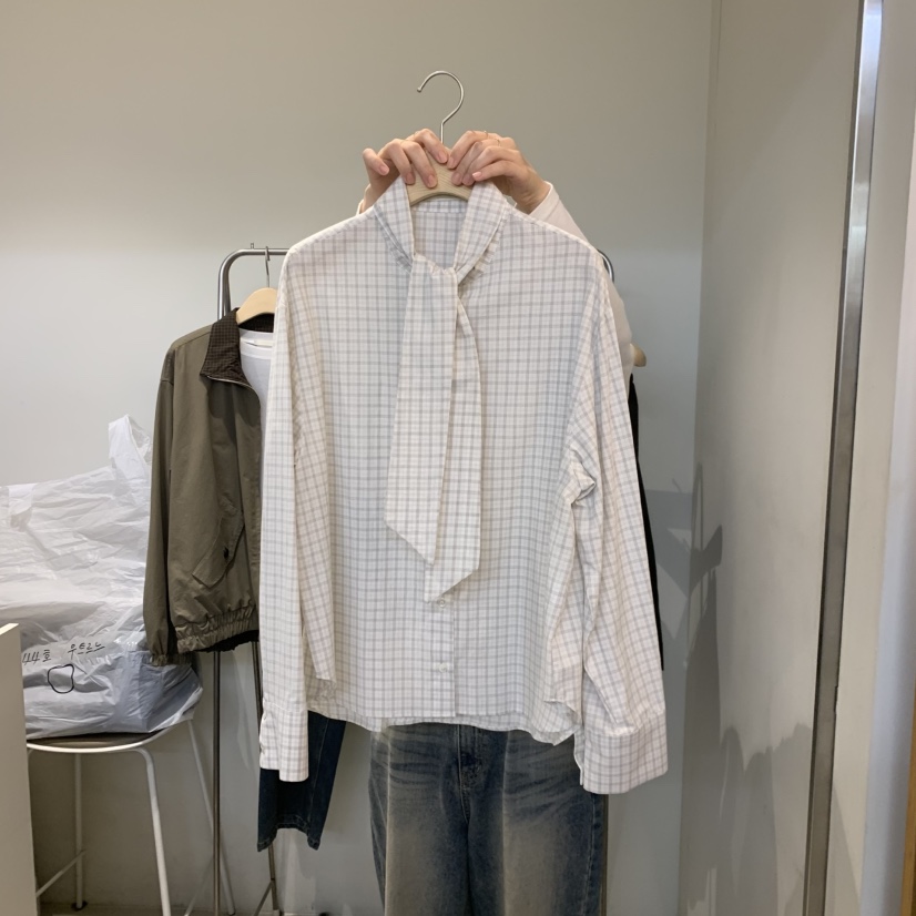OUTRENE東大門代購女士新款推薦休閑人氣真品時尚襯衫蕾絲衫OUTRENE襯衫/蕾絲衫圖色1